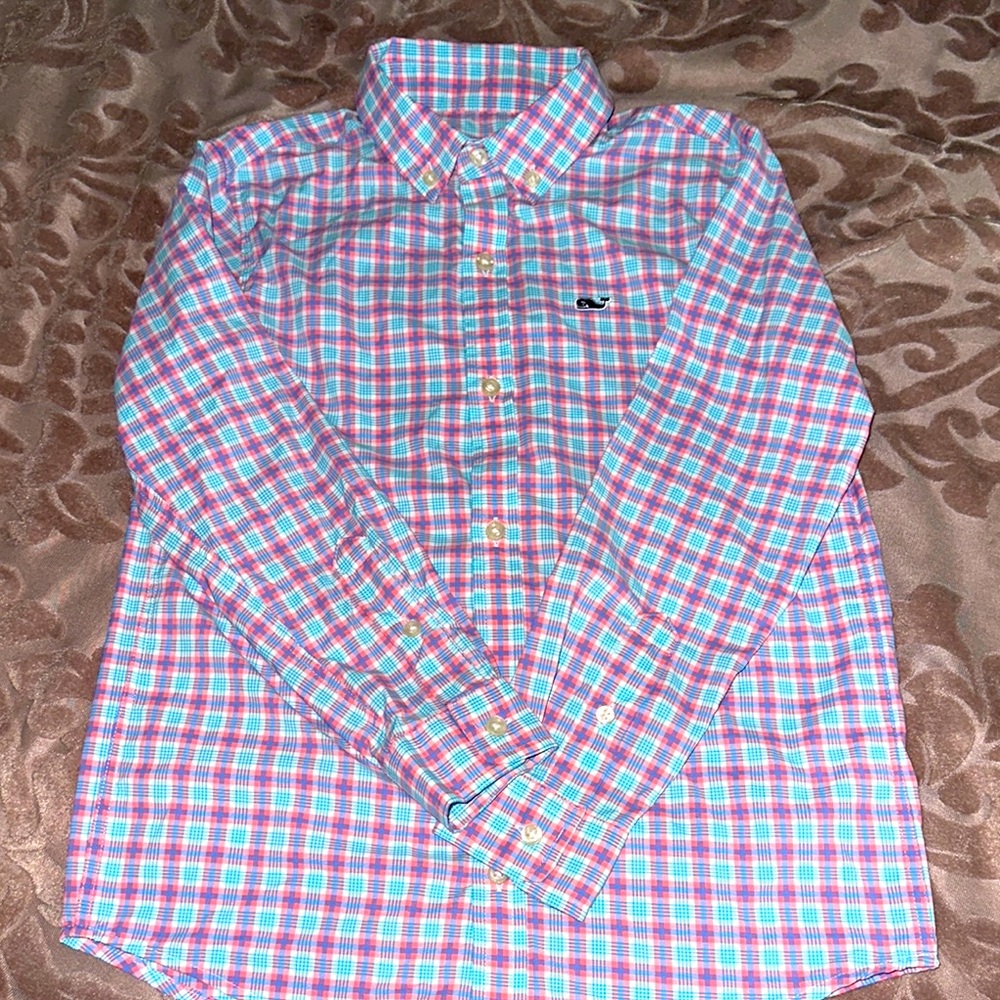 Vineyard performance Checkered Casual Shirt for boys